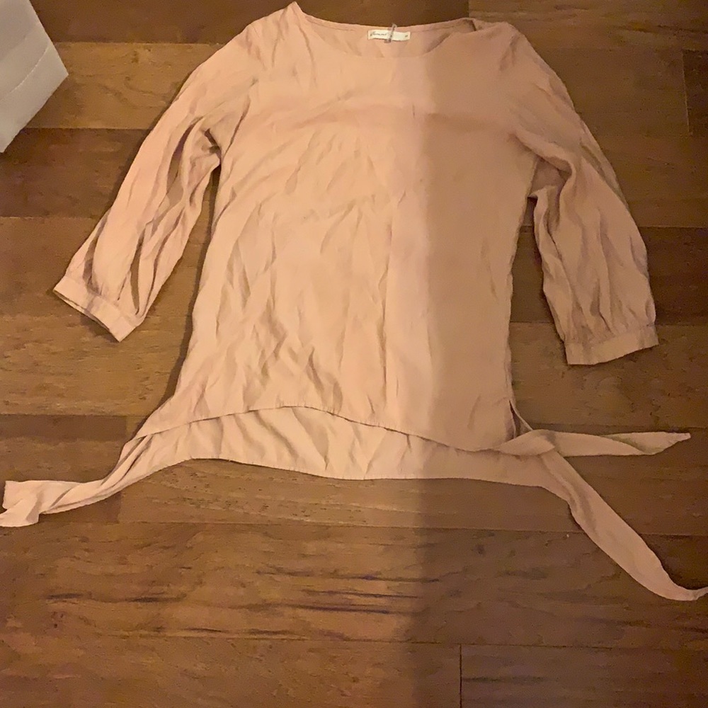 Blush Brown Tunic top